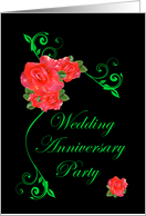 Wedding Anniversary Party Invitation card