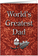 World’s Greatest Dad from Daughter card