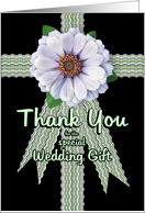 Thank You for Wedding Gift card
