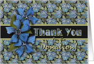 Donation Thank You Forget-me-nots card