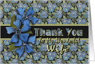 Wife You Forget-me-nots card