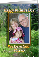For Dad Father’s Day Photo Card Mountain Meadow card