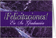 Spanish Felicitaciones! En Su Graduacin Graduation card