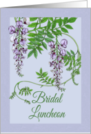 Bridal Luncheon Invitations Flowers card
