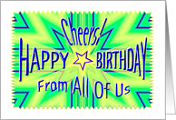 From All of Us Birthday Starburst Spectacular card