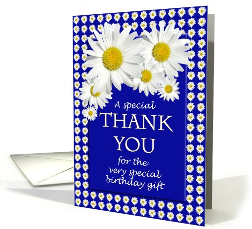 Birthday Gift Thank You Daisies card (687895)