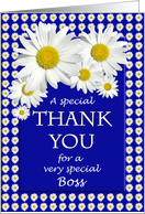 Boss Thank You Daisies card