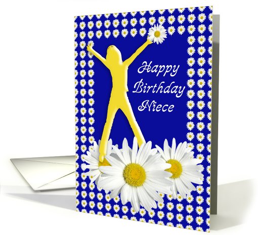 Niece Birthday Joy of Living Daisies card (757602)