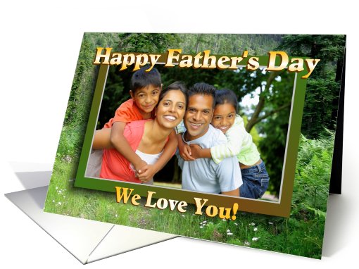 Mountain Meadow Father's Day Photo card (849929)