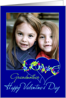 Grandmother Valentine’s Day Love and Hearts Photo Card