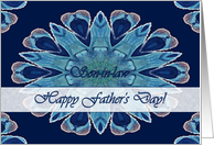 Father’s Day for Son-in-law, Blue Hearts Mandala card