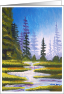 Respiratory Care Week, Healthy Forest Painting card