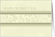 Beige Flowers Friend Mother’s Day Card