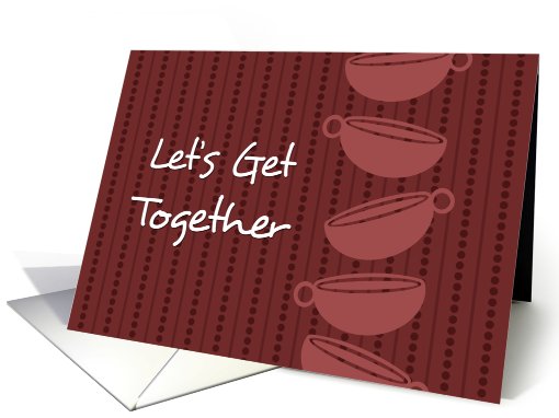 Red Breakfast Meeting Invitation card (584792)