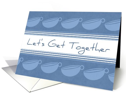 Blue Business Breakfast Meeting Invitation card (585130)