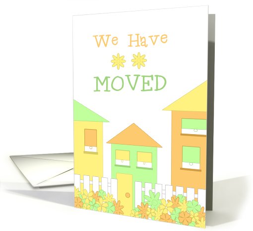 Houses New Address Moved to 1st Home card (590220)