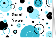 Blue Dots Good News Health Update Card