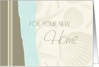 Shells Turquoise Housewarming Gift Card