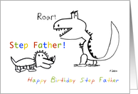 Happy Birthday, Greatest Step Father of them All card