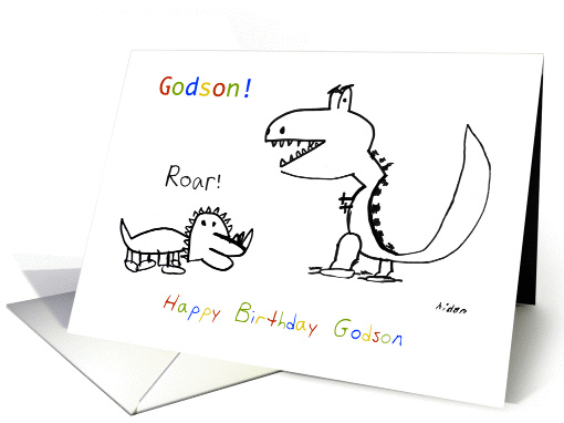 Happy Birthday, Greatest Godson of them All card (1068589)