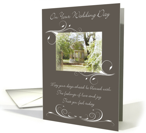 Congratulatiions On Your Wedding Day, Special Love, Gazebo card