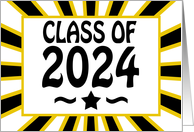 Class of 2024 Graduation Star - Congratulations card