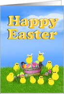 Happy Easter from Us Chicks card