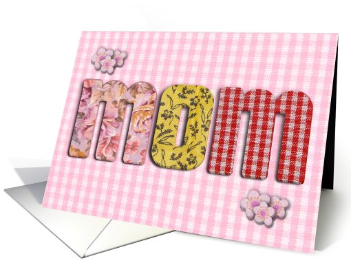 Happy Mother's Day Patchwork card (605813)