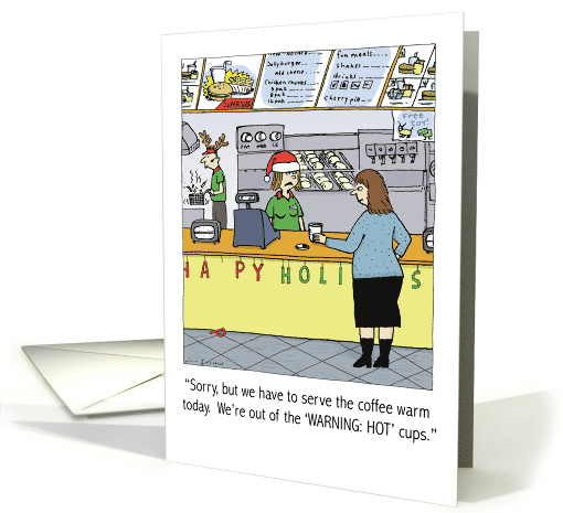 Warm Coffee Holiday card (876613)