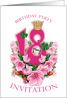 fairy birthday/invitaton card
