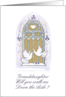 window/ invitation/down_aisl/granddaughter card