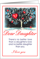 dear daughter card