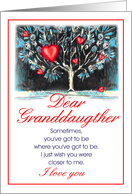 dear granddaughter card