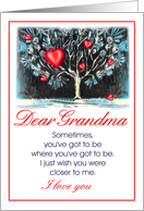 dear grandma card