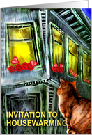 cat&window/invitation card