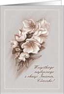 name day/daughter/imieniny/coreczko card