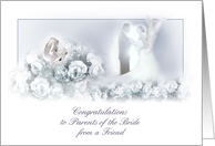 congratulation to parents of the bride card