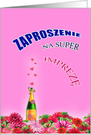 zaproszenie na impreze/party invitation card