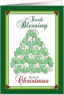 Irish Christmas Blessing card