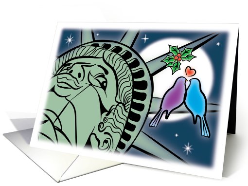 Liberty Xmas card (452131)
