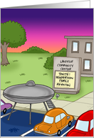 Family Reunion Time is Out of This World! card