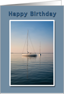 Happy Birthday Sailing card