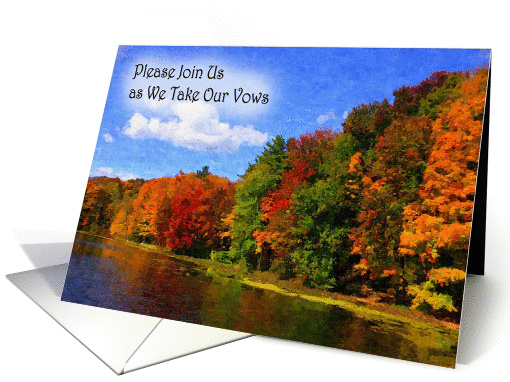 Autumn Colors Wedding Invitation card (1017677)