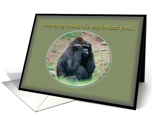 Thank you gorilla card (773099)