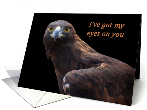 Happy Birthday Golden Eagle card (844291)