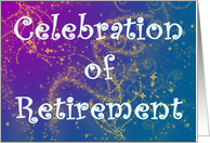Celebration of Retirement Administrative Assistant glitter look card