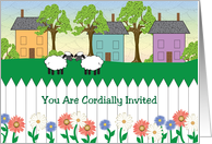 Invitation to Welcome to the Neighborhood Party card