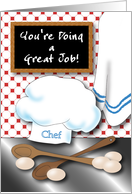 Encouragement for a Chef, kitchen card