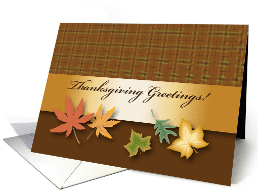 Business Thanksgiving for Boss, autumn leaves card (1056511)