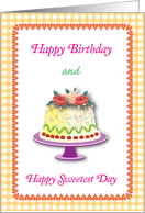 Happy Birthday on Sweetest Day card
